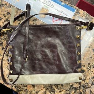TOKYObay
Brown Leather Cross Body Bag